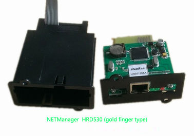 10 / collegamento interno del dito dell'oro della carta dello SNMP 100BaseT per il monitor di UPS